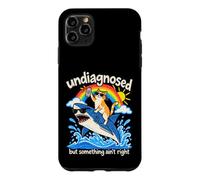 Non diagnostiqué mais Quelque Chose n'est Pas Correct Cat Shark Meme Coque pour iPhone 11 Pro Max