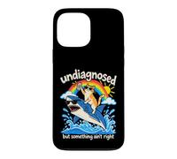 Non diagnostiqué mais Quelque Chose n'est Pas Correct Cat Shark Meme Coque pour iPhone 13 Pro Max