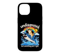 Non diagnostiqué mais Quelque Chose n'est Pas Correct Cat Shark Meme Coque pour iPhone 14