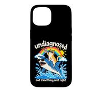 Non diagnostiqué mais Quelque Chose n'est Pas Correct Cat Shark Meme Coque pour iPhone 15