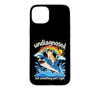 Non diagnostiqué mais Quelque Chose n'est Pas Correct Cat Shark Meme Coque pour iPhone 15 Plus