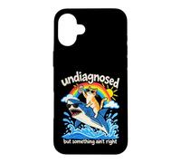 Non diagnostiqué mais Quelque Chose n'est Pas Correct Cat Shark Meme Coque pour iPhone 16 Plus
