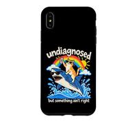 Non diagnostiqué mais Quelque Chose n'est Pas Correct Cat Shark Meme Coque pour iPhone XS Max
