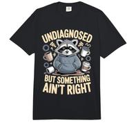 Non diagnostiqué mais Quelque Chose n'est Pas Juste Humour Raton Laveur Comfort Colors Adult Heavyweight T-Shirt