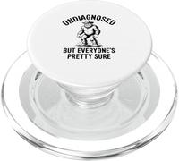 Non diagnostiqué mais Tout Le Monde est sûr Que Funny Cowboy Bigfoot PopSockets PopGrip pour MagSafe