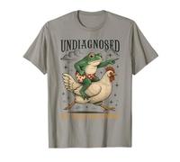 Non diagnostiqué mais tout le monde sait la santé mentale du poulet grenouille T-Shirt