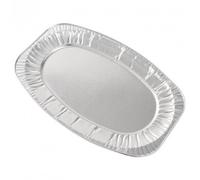 Non Disposable Party Tray - 17" (Pack 10) - Aluminium - Style Party - Uni - Plate de fête