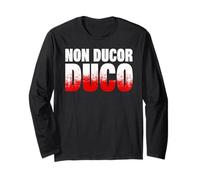 Non Duco. Phrase Latine signifiant « Je ne suis Pas LED. I Lead » Manche Longue