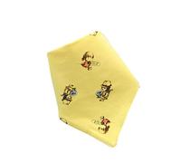 Non Fluorescent Bébé Salive Serviette En Coton Snap Slobber Serviette En Eau Bébé Forme Bavoir Enfants Bavoir Petit Pas Un Peu