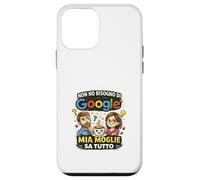 Non Ho Bisogno, Mia Moglie Sa Tutto Amusante Ironica Coque pour iPhone 12 Mini