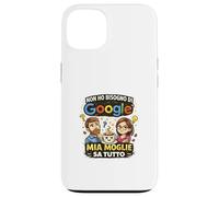 Non Ho Bisogno, Mia Moglie Sa Tutto Amusante Ironica Coque pour iPhone 13