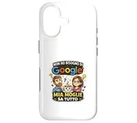 Non Ho Bisogno, Mia Moglie Sa Tutto Amusante Ironica Coque pour iPhone 17