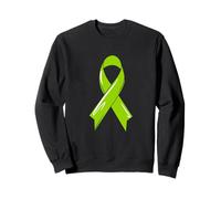 Non-Hodgkin Ruban de Sensibilisation au lymphome et au Cancer Vert Sweatshirt