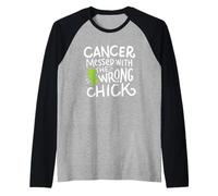 Non-Hodgkin Ruban Vert pour survivant au Cancer du Lymphoma Manche Raglan