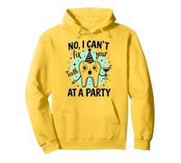 Non, I Can't Fix Your Designth at A Party Sweat à Capuche, Unisexe pour Adultes, Citron, L