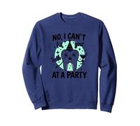 Non, I Can't Fix Your Designth at A Party Sweatshirt, Unisexe pour Adultes, Bleu Marine, M