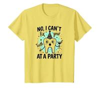 Non, I Can't Fix Your Designth at A Party T-Shirt, Enfant, Citron, 3 Ans