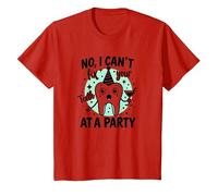 Non, I Can't Fix Your Designth at A Party T-Shirt, Enfant, Rouge, 8 Ans