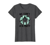 Non, I Can't Fix Your Designth at A Party T-Shirt, Femme, Chiné Foncé, L