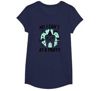 Non, I Can't Fix Your Designth at A Party T-Shirt, Fille, Bleu Marine, S