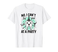Non, I Can't Fix Your Designth at A Party T-Shirt, Homme, Blanc, S