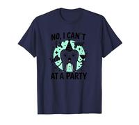 Non, I Can't Fix Your Designth at A Party T-Shirt, Homme, Bleu Marine, 4XL