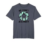 Non, I Can't Fix Your Designth at A Party T-Shirt, Homme Grandes Tailles, Bleu Chiné, 4X Tall
