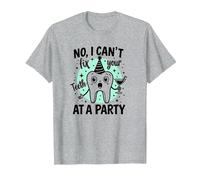 Non, I Can't Fix Your Designth at A Party T-Shirt, Homme, Gris Chiné, 3XL