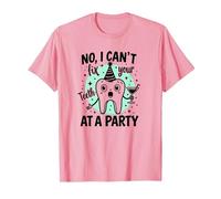 Non, I Can't Fix Your Designth at A Party T-Shirt, Homme, Rose, 3XL
