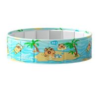 Non-Inflatable Pool, Foldable Tub, Portable Basin, PVC Space-Saving Bath, Durable Swim Tool for Adults, Children, Backyard, Garden, Water Activities, Outdoor Parties