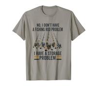 Non, Je n'ai Pas de problème de Canne à pêche Funny Fisherman T-Shirt