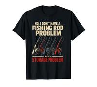 Non, Je n'ai Pas de problème de Canne à pêche Funny Fisherman T-Shirt