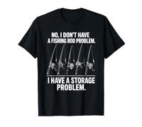Non, Je n'ai Pas de problème de Canne à pêche Funny Fisherman T-Shirt