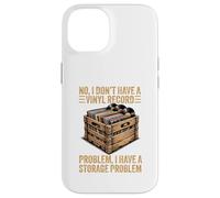 Non, Je n'ai Pas de problème de Disque Vinyle Player Collector Love Coque pour iPhone 14