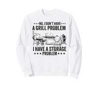 Non, Je n'ai Pas de problème de Gril BBQ Grilling Pit Master Sweatshirt