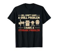 Non, Je n'ai Pas de problème de Gril BBQ Grilling Pit Master T-Shirt