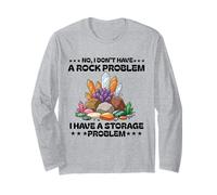 Non, Je n'ai Pas de Roche Collector Problem Rock Geode Hunter Manche Longue