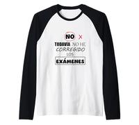 Non, je n'ai pas encore corrigé les examens. Manche Raglan