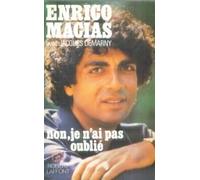 Non, je n'ai pas oublié