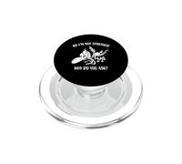 Non, Je ne suis Pas stressé. Pourquoi Demandez-Vous ? Dessin animé d'oiseau drôle PopSockets PopGrip pour MagSafe