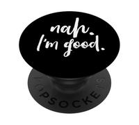 Non, Je suis drôle en Disant Une déclaration Sarcastique, Je Vais réussir PopSockets PopGrip Adhésif