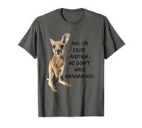 Non, Je Viens d'Autriche. Nous n'avons Pas de kangourous T-Shirt