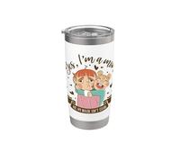 Non, ma maison n'est pas propre - Maman Gobelet isotherme en acier inoxydable double paroi