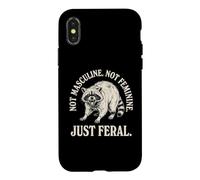 Non Masculin, Pas féminin, Juste Sauvage - Funny Nonbinary Coque pour iPhone X/XS