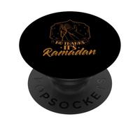 Non Merci C'est Le Ramadan Kareem Mubarak Aïd Musulman PopSockets PopGrip Adhésif