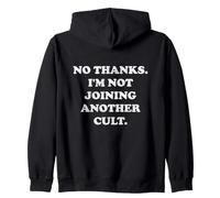 Non Merci. Je ne rejoins Pas Un Autre culte. Drôle de Blague Meme Sweat à Capuche