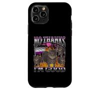 Non merci, je suis bon, drôle, chat gay asexué, mème, bootleg Coque pour iPhone 11 Pro