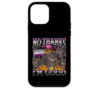 Non merci, je suis bon, drôle, chat gay asexué, mème, bootleg Coque pour iPhone 12 mini