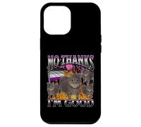 Non merci, je suis bon, drôle, chat gay asexué, mème, bootleg Coque pour iPhone 12 Pro Max