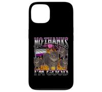 Non merci, je suis bon, drôle, chat gay asexué, mème, bootleg Coque pour iPhone 13